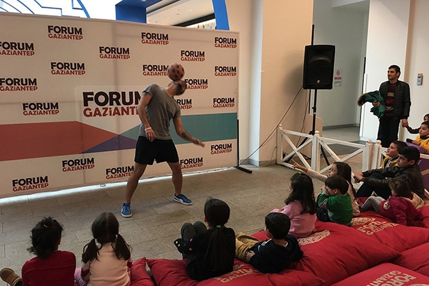 Türkiye'nin en iyi top cambazı, Forum Gaziantep'te