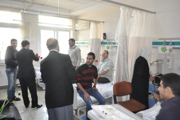 Saadet Partili Adaylardan Hastane Ziyareti