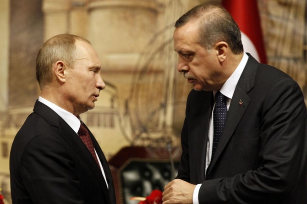 Erdoğan, Putin'e 'baş sağlığı' diledi