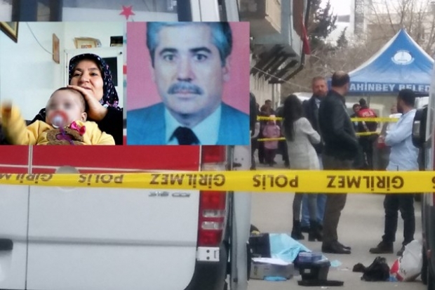 Sokak ortasında önce eşini vurdu  sonra kendisini