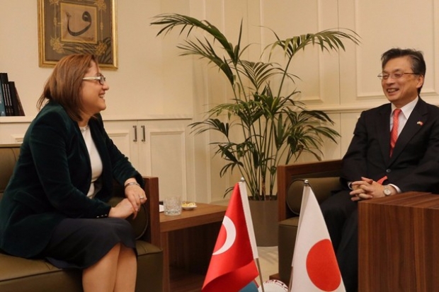 Japon Büyükelçi'den Başkan Şahine ziyaret