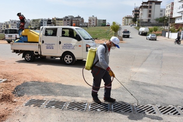 Büyükşehir Belediyesi, ilaçlama çalışmalarını sürdürüyor