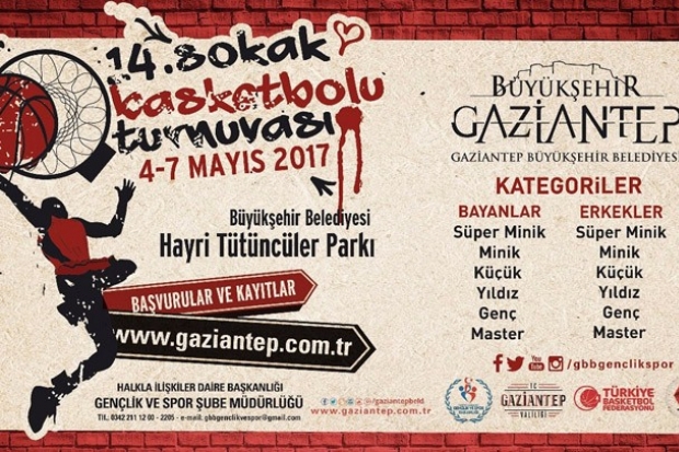 14. Sokak Basketbolu Turnuvası başvuruları başladı