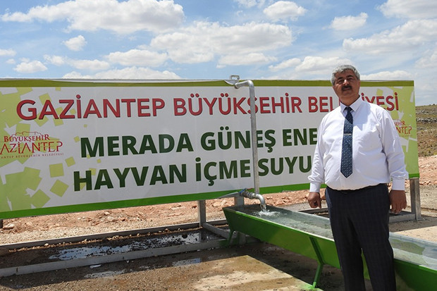 Gaziantep Büyükşehir’den güneş enerjili içme suyu