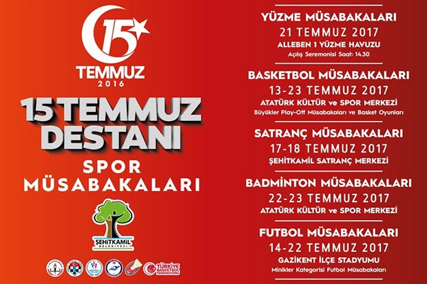 15 Temmuz destanı sportif etkinliklerle hatırlanacak