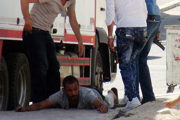 Suriyelilerin karıştığı kavgada, el bombası paniği