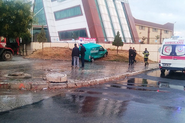 Gaziantep’te trafik kazası: 2 yaralı