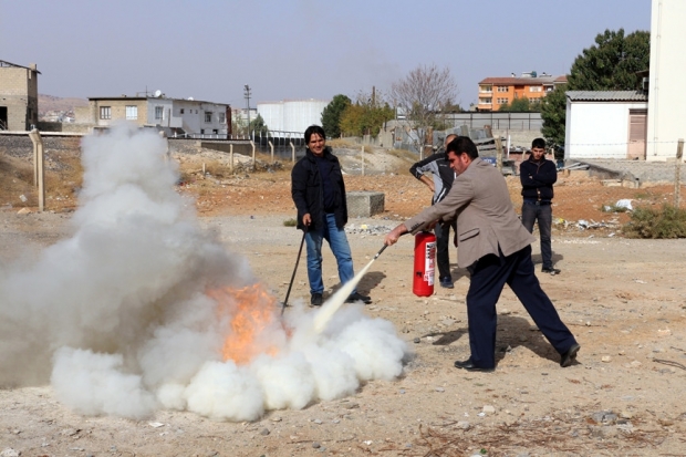 NTO’da yangın tatbikatı yapıldı