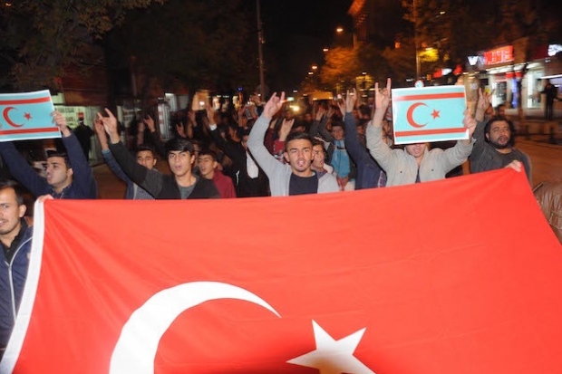 Ülkücülerden Türkmenler için yürüyüş