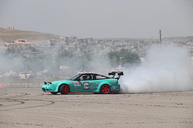 Gaziantep'te drift festivali