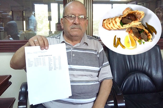 Ciğer kebabının dürümü 15 lira oldu