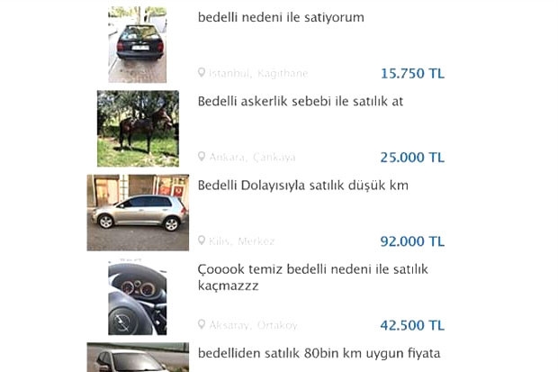 “BEDELLİ NEDENİYLE SATILIK”