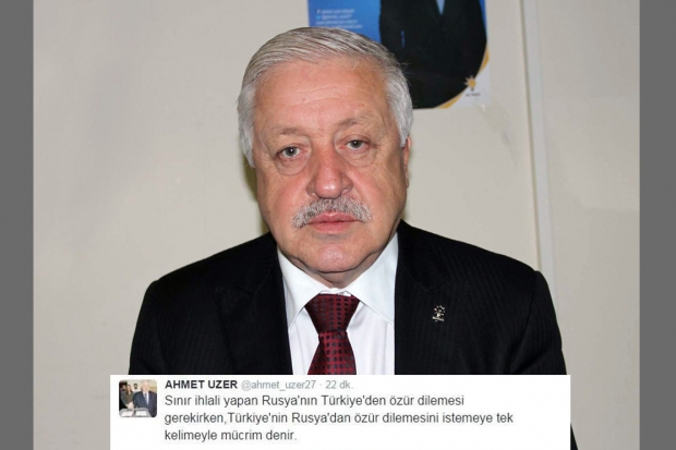 Ahmet Uzer'den özür tartışmasına 'MÜCRİM' yorumu