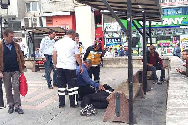 Polisi duyunca canlandı!