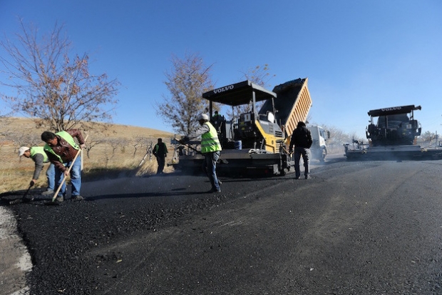 Gaziantep-Kilis yolunun asfaltı yenileniyor