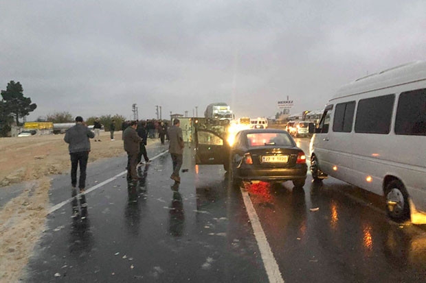 Feci kaza güvenlik kameralarına yansıdı