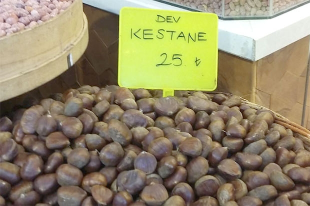 Kestanenin kilosu 25 lira