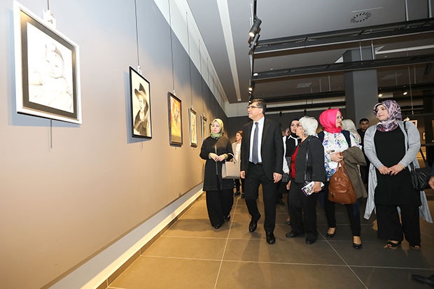 ŞSM'de resim sergisi açıldı
