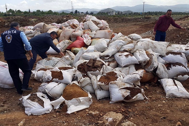 İslahiye'de küflenmiş ve kokmuş biber alarmı