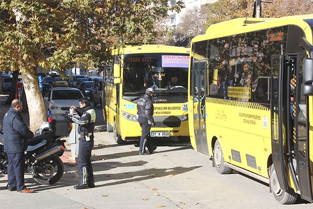 Otobüs klimaları denetim altında