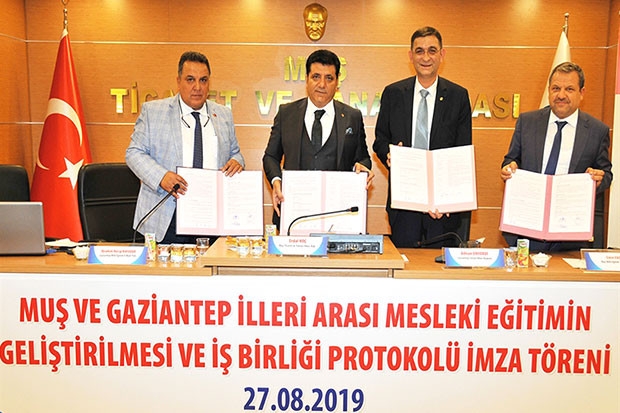 GAZİANTEP VE MUŞ ARASINDA İŞBİRLİĞİ PROTOKOLÜ