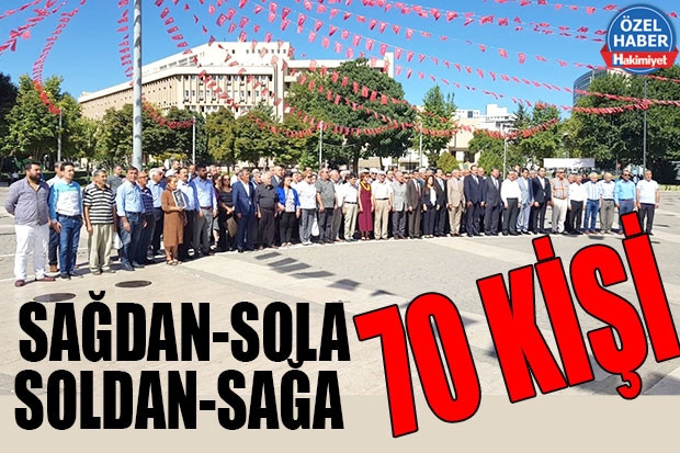 SAĞDAN-SOLA SOLDAN-SAĞA 70 KİŞİ