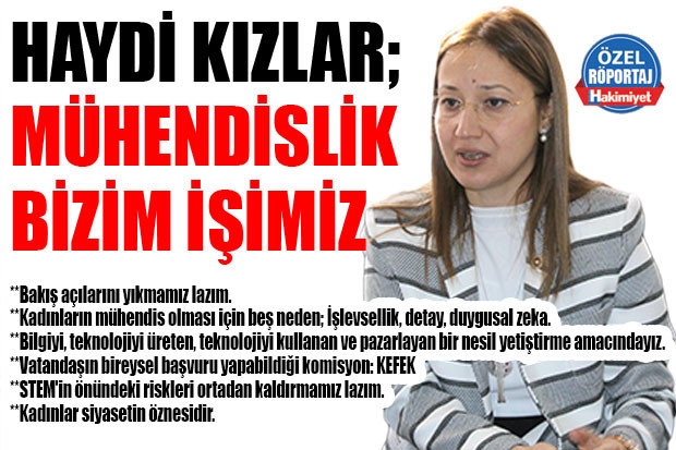 HAYDİ KIZLAR; MÜHENDİSLİK BİZİM İŞİMİZ