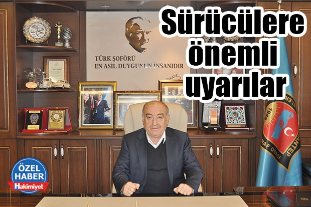 Sürücülere önemli uyarılar