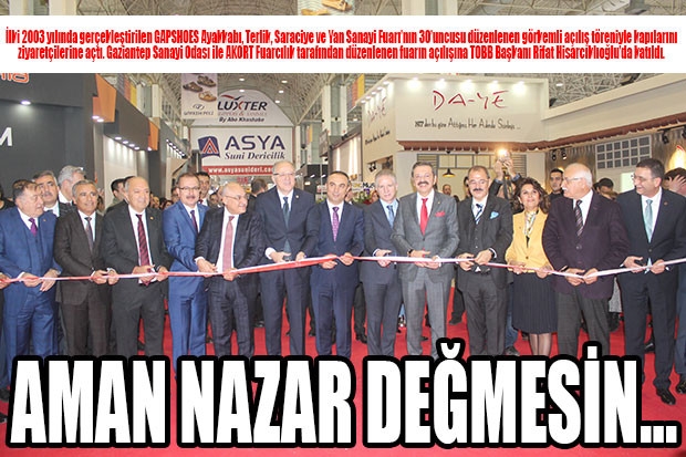 AMAN NAZAR DEĞMESİN…