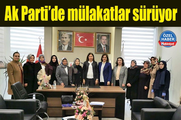 Ak Parti’de mülakatlar sürüyor