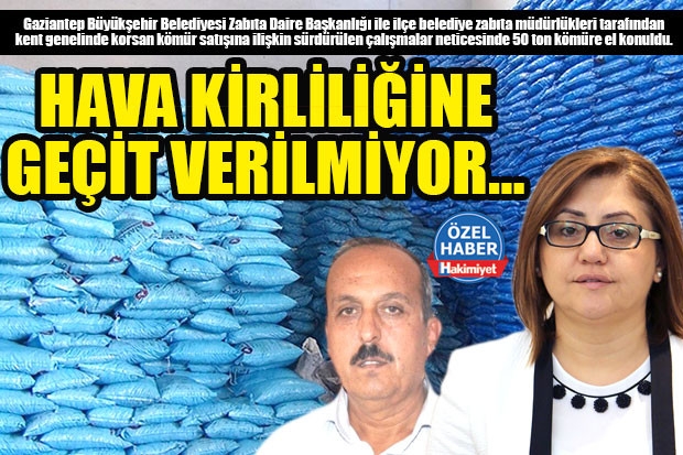 HAVA KİRLİLİĞİNE GEÇİT VERİLMİYOR…