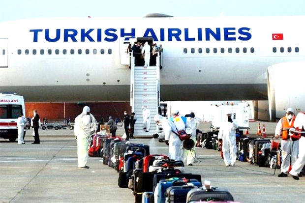 ABD’den tahliye edilen Türkler Gaziantep’te karantinaya alındı