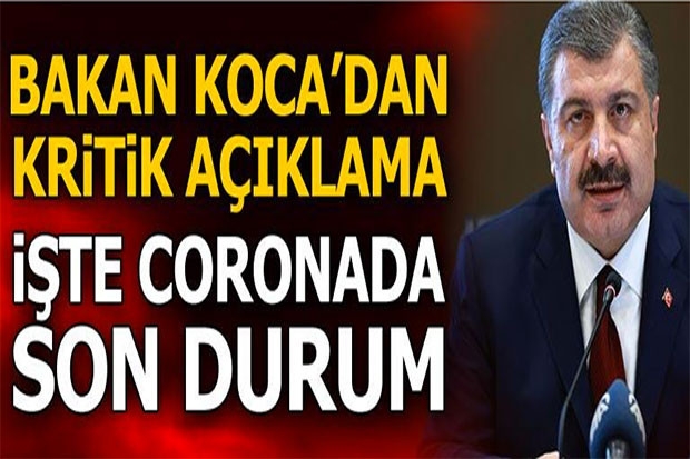 Bakan Koca'dan kritik açıklama