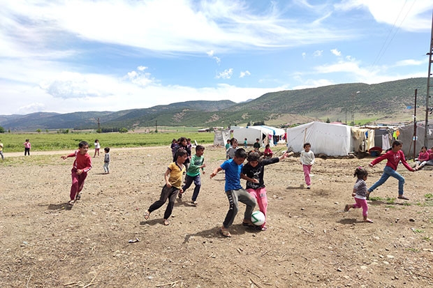 Mevsimlik işçilere çadır ve hijyen desteği