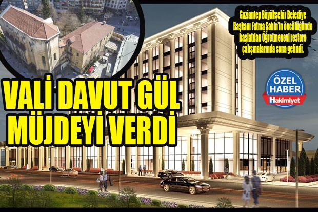 VALİ DAVUT GÜL MÜJDEYİ VERDİ