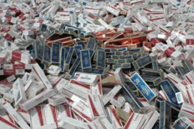 Gaziantep'te 600 bin kaçak sigaraya 12 gözaltı