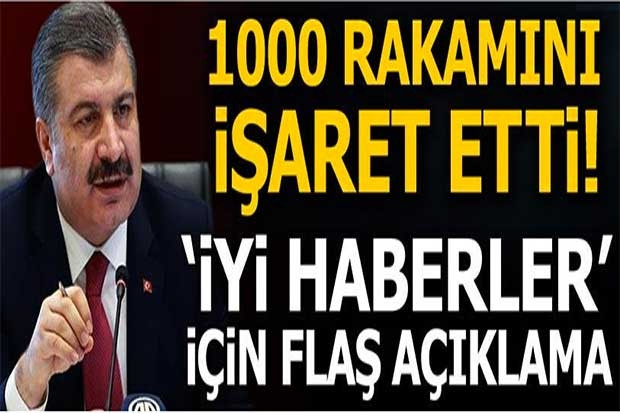 Bakan Koca '1000' rakamını işaret ederek kritik uyarıda bulundu