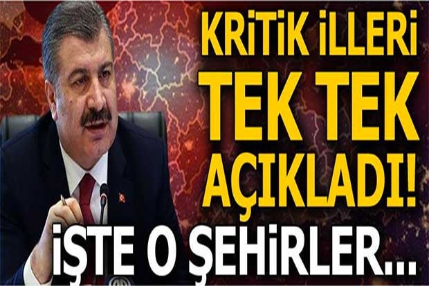 Bakan Koca kritik illeri tek tek açıkladı! İşte o şehirler...