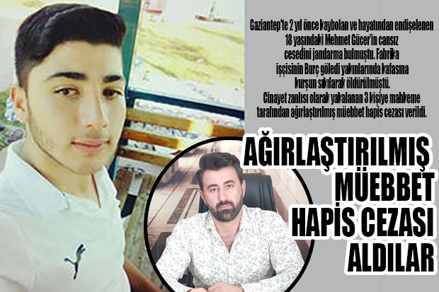 AĞIRLAŞTIRILMIŞ MÜEBBET HAPİS CEZASI ALDILAR