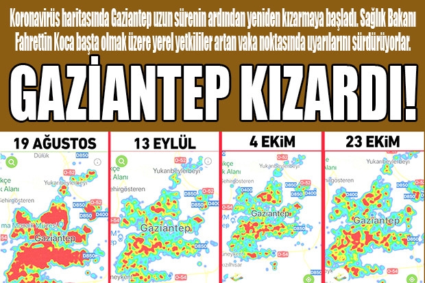 GAZİANTEP KIZARDI!