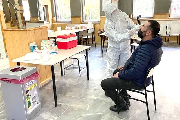 Koronavirüs test noktası 7'ye çıkarıldı