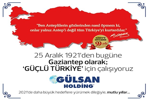 GÜLSAN HOLDİNGDEN 25 ARALIK MESAJI