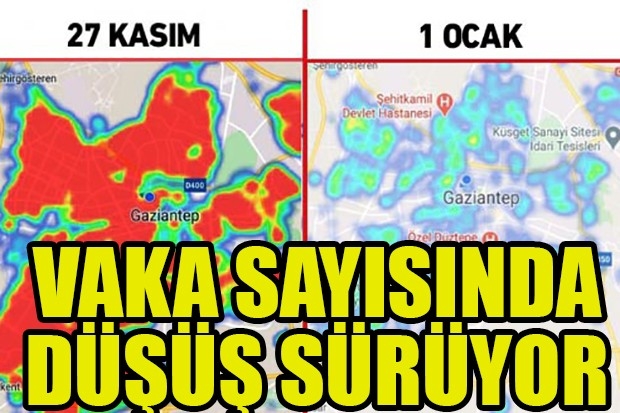 VAKA SAYISINDA DÜŞÜŞ SÜRÜYOR