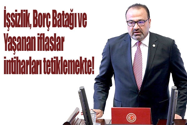 İşsizlik, Borç Batağı ve Yaşanan iflaslar intiharları tetiklemekte!