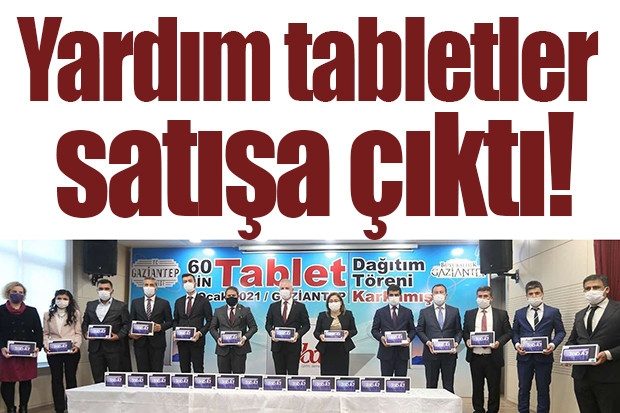 Yardım tabletler satışa çıktı!