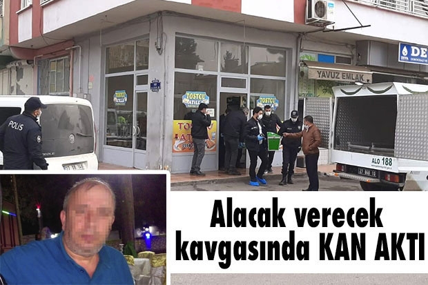 Alacak verecek kavgasında KAN AKTI