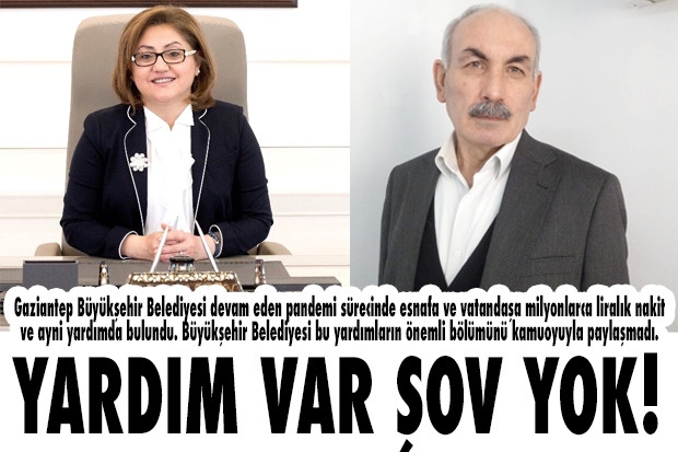 YARDIM VAR ŞOV YOK!