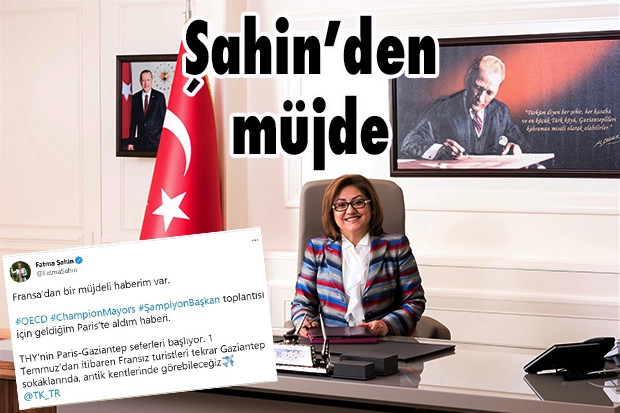 Şahin’den müjde