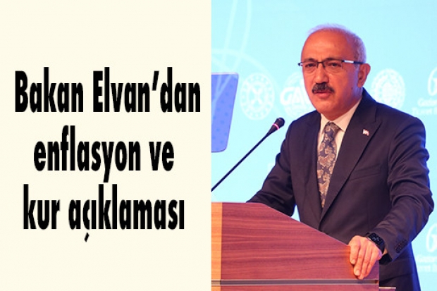 Bakan Elvan’dan enflasyon ve kur açıklaması