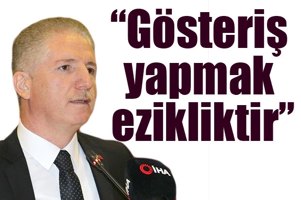 “Gösteriş yapmak ezikliktir”…